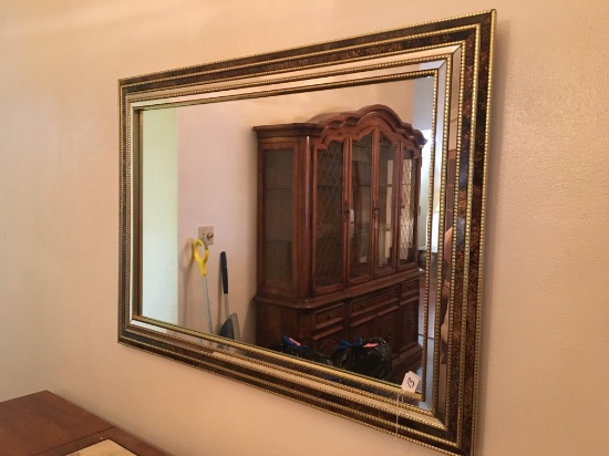 Hanging Wall Mirror Is 32" x 44"