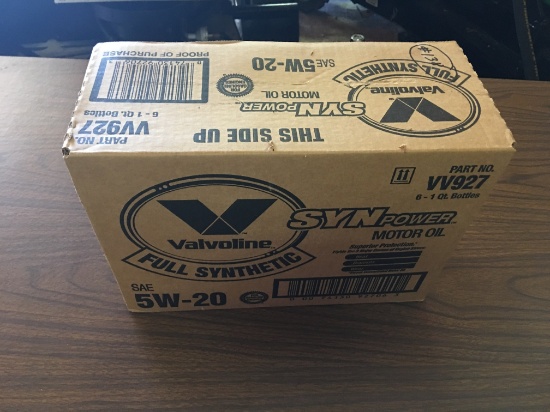 6 Qts. SAE 5W20 Synthetic Oil