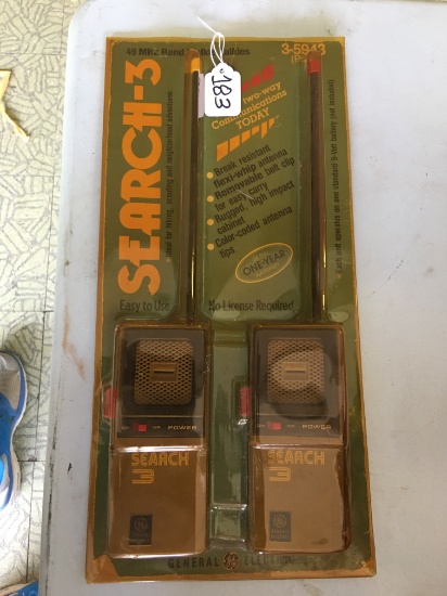 Unopened Search 3 Walkie Talkies