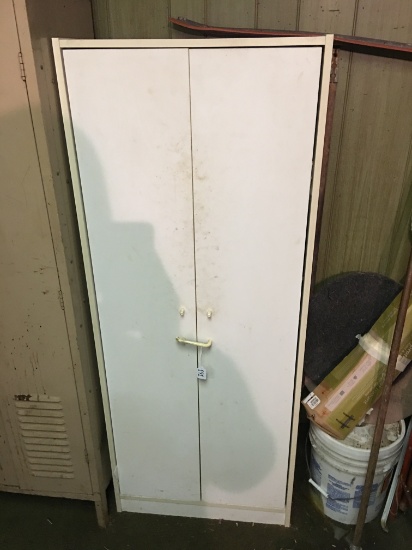 2-Door Cabinet & Contents