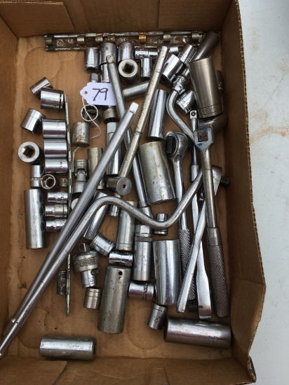 40+ Pcs. 3/8" Drive Rachets & Sockets