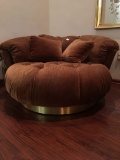 Vintage 70's Tufted Round Chair