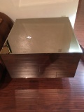 Vintage 70's Mirrored End Table