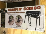 Masterbuilt Dual Burner Camp Stove-Used in box.