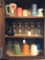 Cupboard W/Glasses & Mugs-Good Stuff in here!