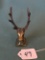 Brass Figural Deer Head Pen Holder Is 4