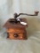 Early Cast Iron & Wood Coffee Mill