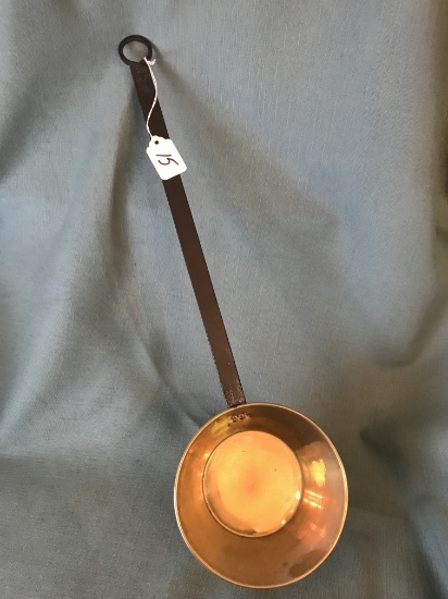 Iron & Brass Dipping Ladle Is 21" Long