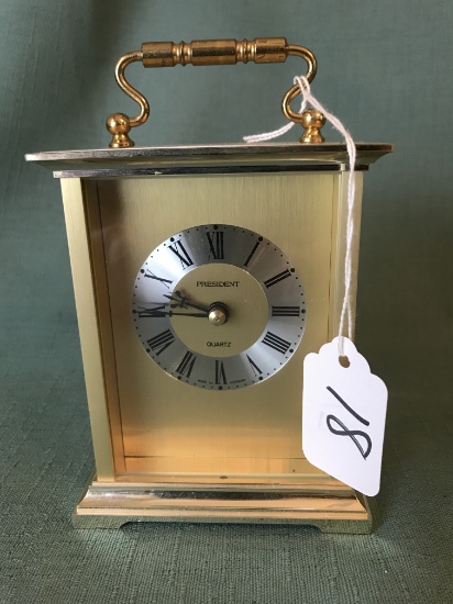 "President" Quartz Carriage Clock-Made In Germany