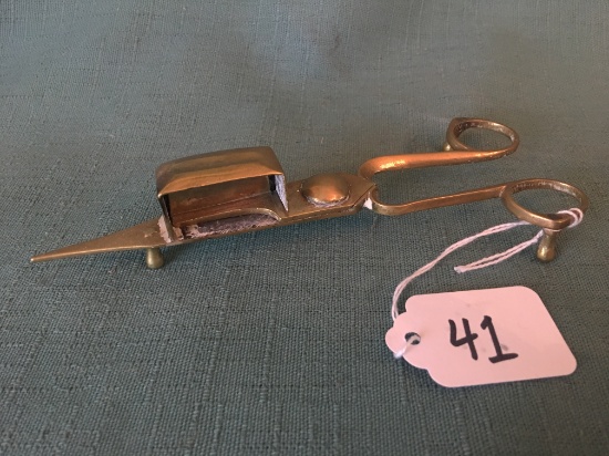 Brass Candle Wick Trimmers Are 6" Long