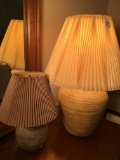 (2) Pottery Decorator Lamps Are 26