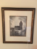 Framed & Matted 1900 Print Is 19