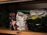 Shelf Of Christmas Items