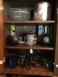 Cupboard W/Cook Books, Ice Bucket, Chopper, & More!