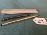 Wahler Silver Plated Pencil & Cross Pen