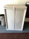 Plastic 2-Door Storage Cabinet