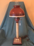 1950's/60's Tin Lamp & Shade Is 29