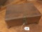 Vintage Wooden Lidded Box Is 8.5