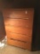 Wooden 5 Drawer Chest Is 18.5