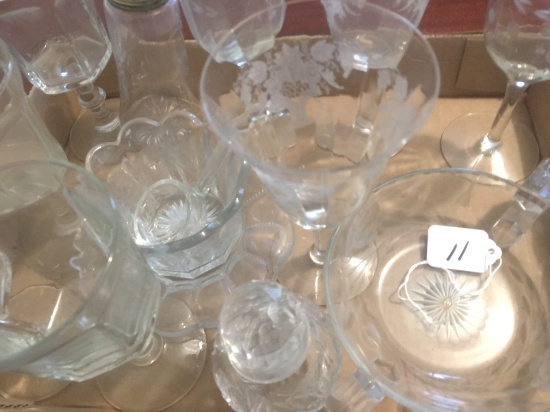 Vintage Glassware: Glasses, Shakers, & More As Shown