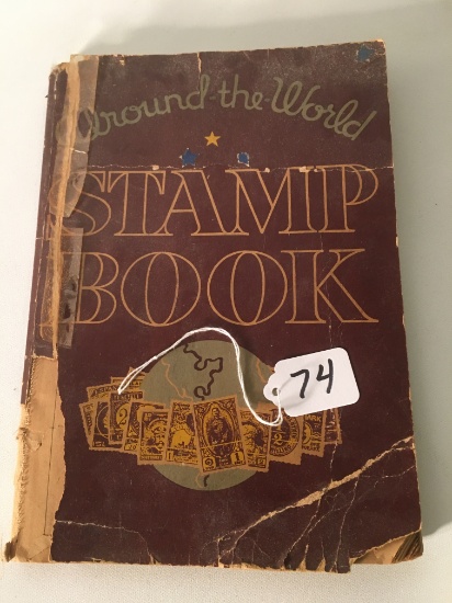 1930's Stamp Album-Very Partial