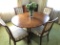 Vintage Drexel Heritage Dining Room Table, (6) Matching Chairs, & (2) Leaves