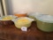 (5) Pyrex Bowls W/Lids + A Bonus