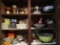 Cabinet Of Tupperware, Cups, Plates, Pyrex Bowl, & More!