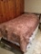 Cherry Single Bed W/Sealy Posturpedic Mattress & Bedding