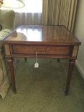 Vintage Drexel Heritage 1-Drawer End Table