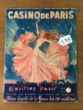 Original Burlesque Type Program From Paris, France