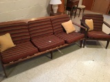 Vintage Swedish Modern Couch & Chair