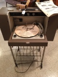 GE Stereophonic Rrecord Player W/Speakers & Stand