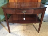 Vintage Mahogany 1-Drawer Stand