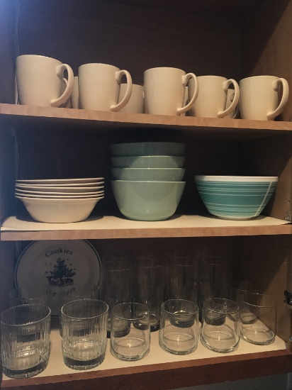 Contents of Cabinet in Kitchen