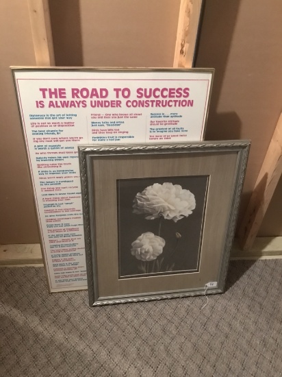 Two Framed Items