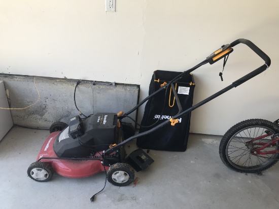 Homelite, 20" 3 in 1, 24 Volt Electric Push Mower
