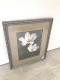Framed Floral Print, 26.5