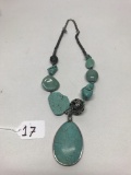 Turquoise Necklace With Chico's Designer Tag