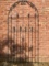 Wrought Iron Decorator Finial Trellis