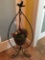 Metal Hanging Plant Holder W/Bird Finial Is 40