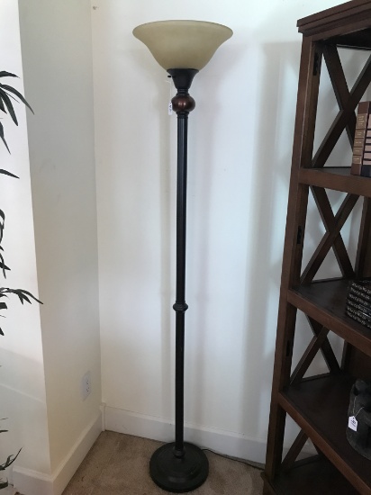 Decorator Torchiere Floor Lamp Is 72" Tall