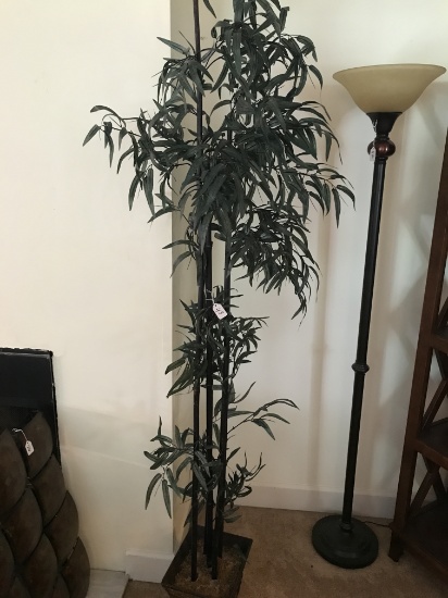 Imitation Bamboo Planter Is 7' Tall