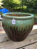 Glazed Pottery Planter
