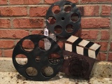 Metal Wall Sculpture W/Movie Theme Is 19