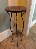 Iron & Tile Plant Stand Is 30