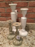 (4) Candle Holders: (2) 8