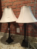 (2) Matching Designer Lamps Are 30