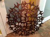 Convex Metal Wall Sculpture Is 36