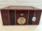 Inlaid Cigar Humidor W/Hygrometer